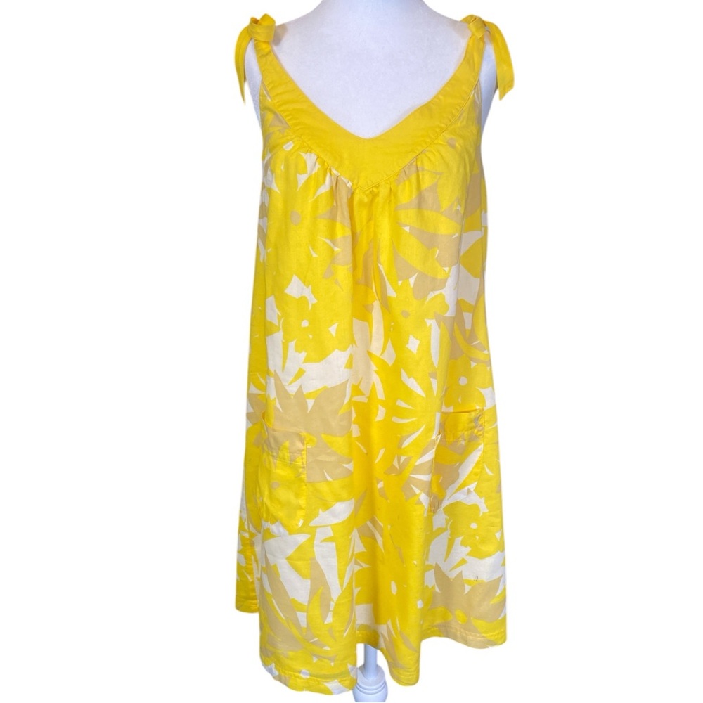 American Eagle Dress Women’s Small Yellow Floral Lined Sundress Comfort